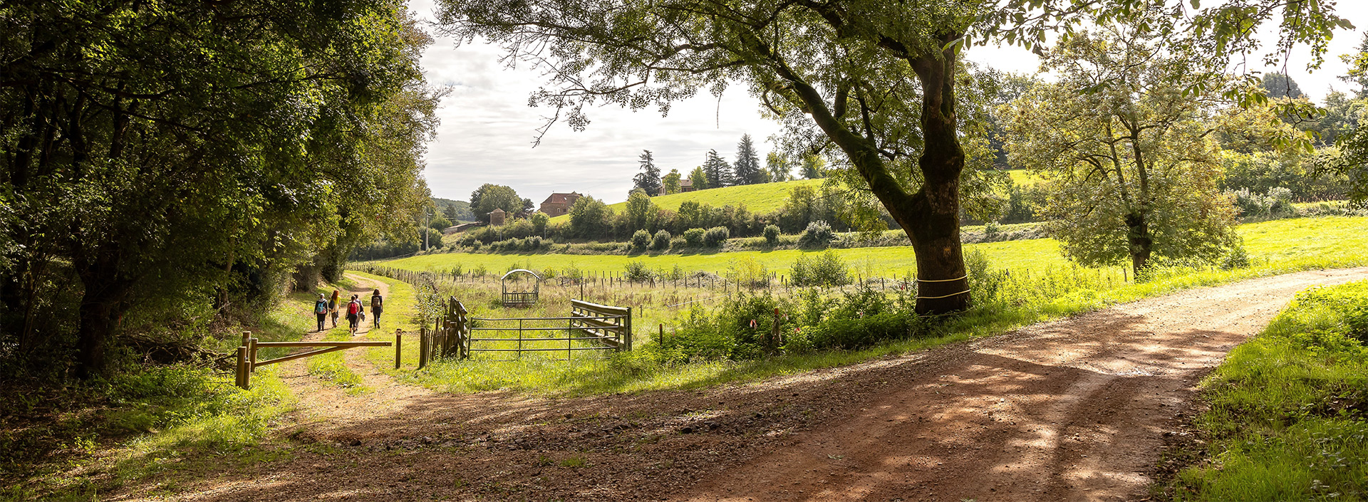 Sentier de randonnée à Azé