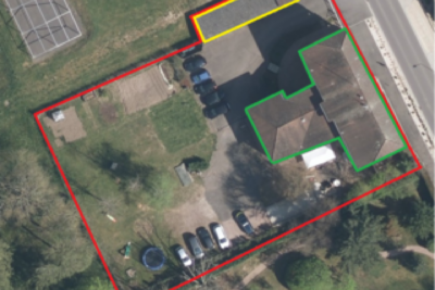Plan de l'ancienne gendarmerie d’Étang-sur-Arroux  - Agrandir l'image 2 sur 3, fenêtre modale