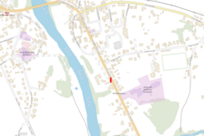 Plan de l'ancienne gendarmerie d’Étang-sur-Arroux  - Agrandir l'image 1 sur 3, fenêtre modale