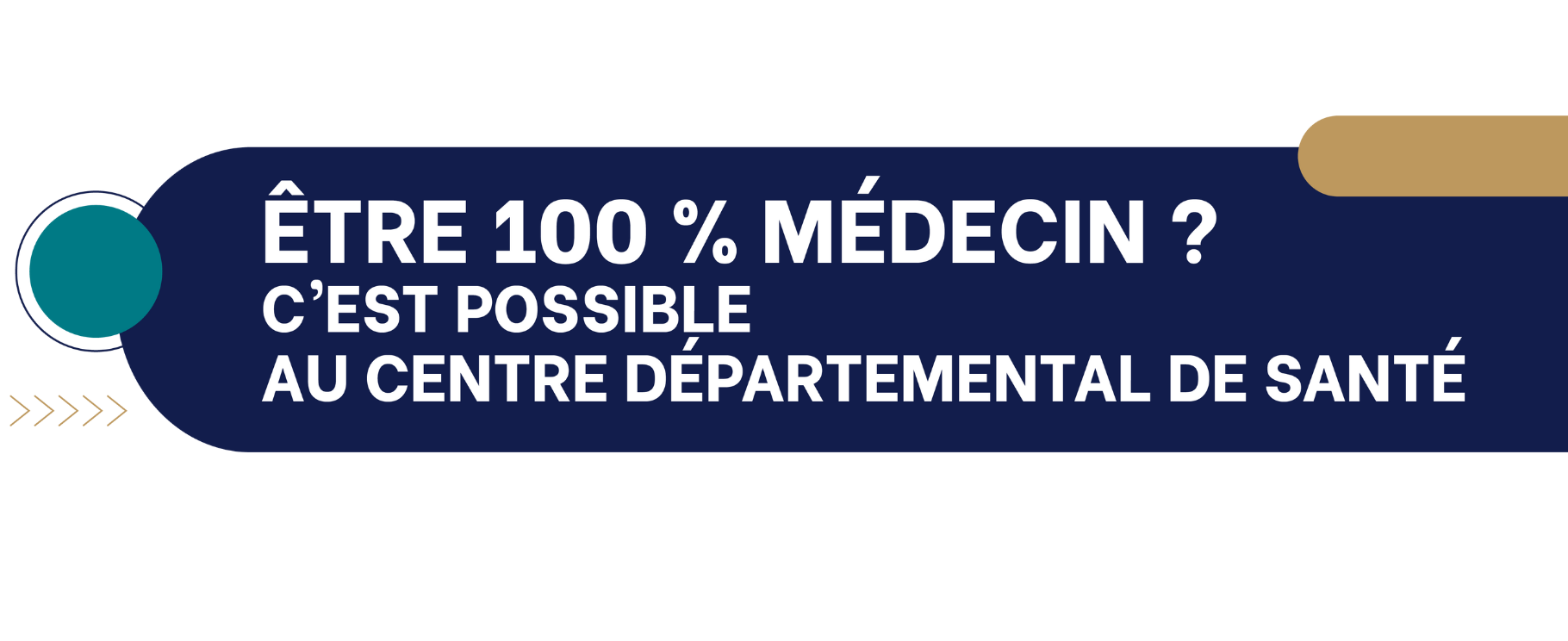 Être 100 % médecin ? C’est possible au Centre départemental de santé de Saône-et-Loire
